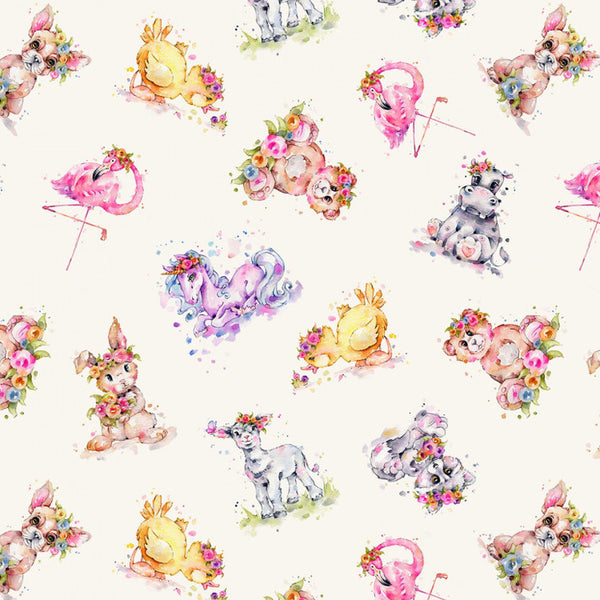 Devonstone Little Darlings Baby Animals Precut Patchwork