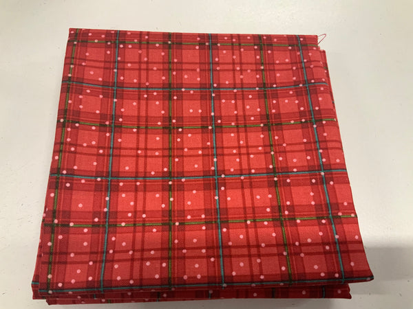 Better Not Pout Winter Plaid Red