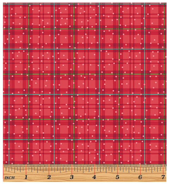 Better Not Pout Winter Plaid Red