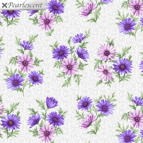 Miss Marguerite Purple Pink Flowers Patchwork