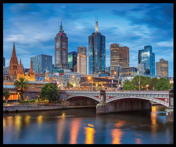 Melbourne Sights Fabric Panels