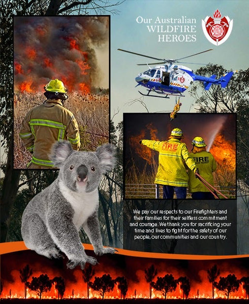 Patchwork Panels Wildfire Heroes