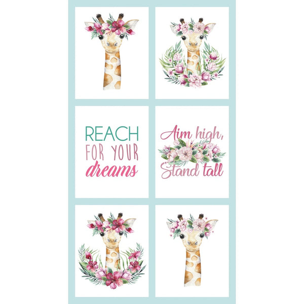 Tropical Zoo Patchwork Panel