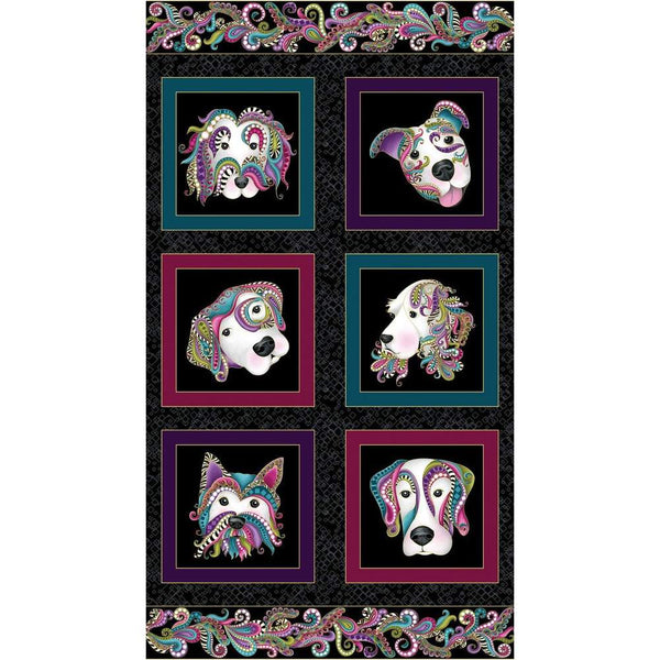 Dog On It Patchwork Panel Ann Lauer Designs