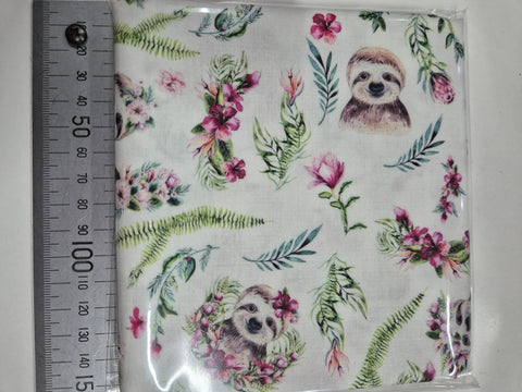 Devonstone Tropical Zoo Sloth Allover Patchwork