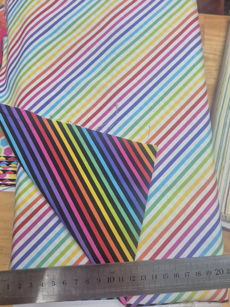 Devonstone Carnival Rainbow Stripe Patchwork
