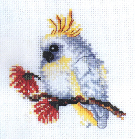 Baby Cockatoo Australiana Cross Stitch Kit