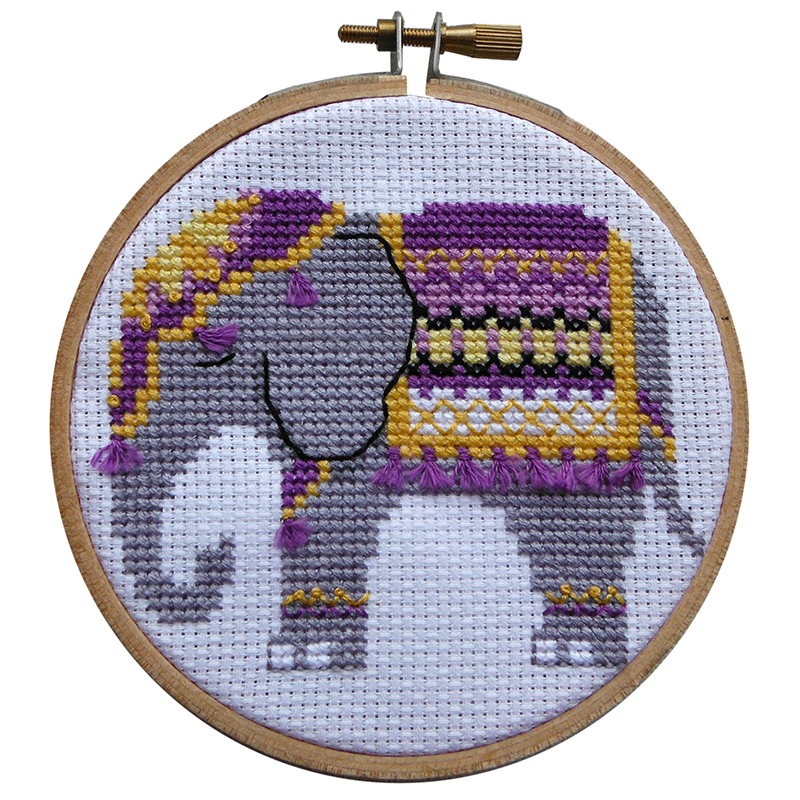 Mini Cross Stitch Kits With Hoop