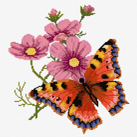 DMC Cross Stitch Butterfly