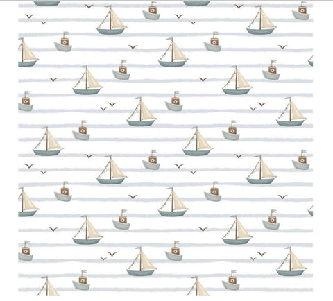 Devonstone Ahoy Sailboats Patchwork