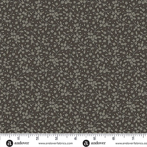 Andover Petite Beehive Petals Dark Grey Patchwork