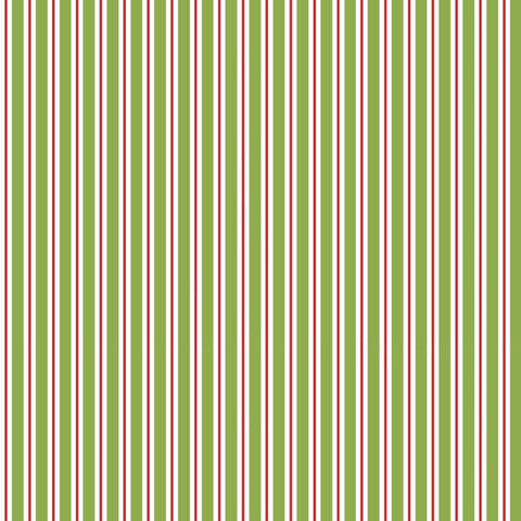 Christmas In Australia Patchwork Red Green Stripe