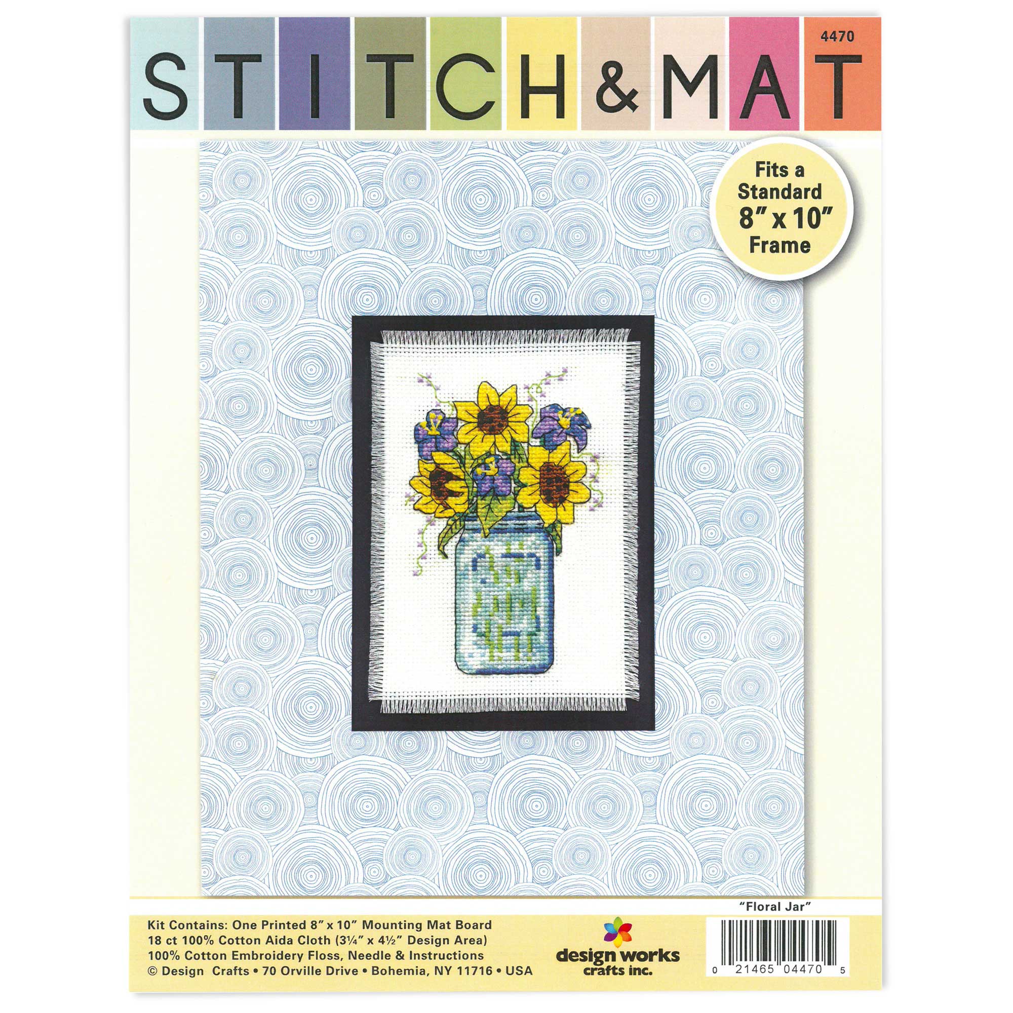 Cross Stitch & Mat- Various Designs
