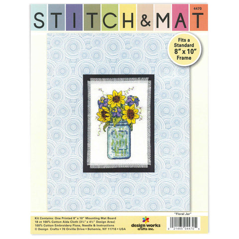 Cross Stitch & Mat- Various Designs