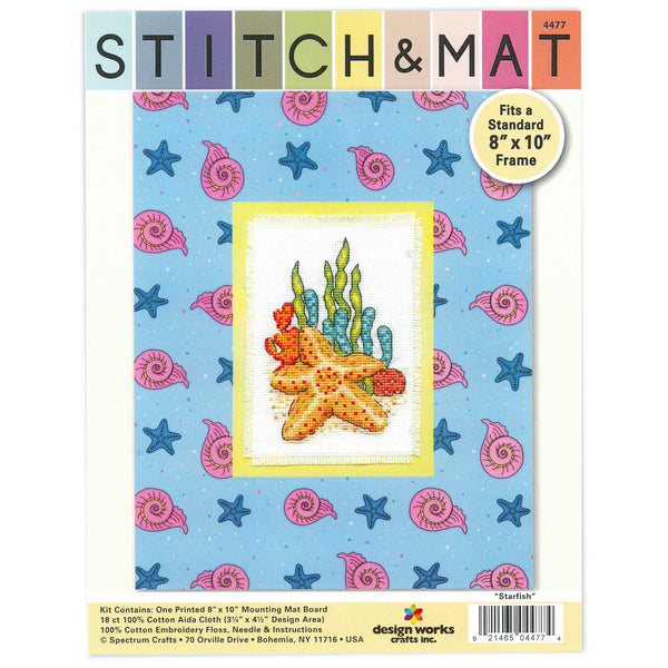Cross Stitch & Mat- Various Designs