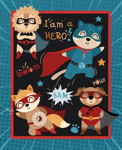 Devonstone Super Hero’s Cot Panel