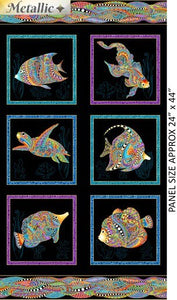 Hooked on Fish Patchwork Panel Ann Lauer Designs