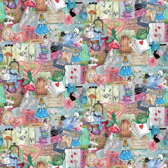 Alice in Wonderland Collage