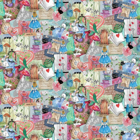 Alice in Wonderland Collage