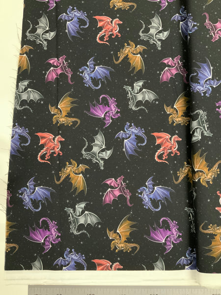 Fire and Fury Dragons Patchwork