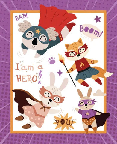 Devonstone Super Hero’s Cot Panel