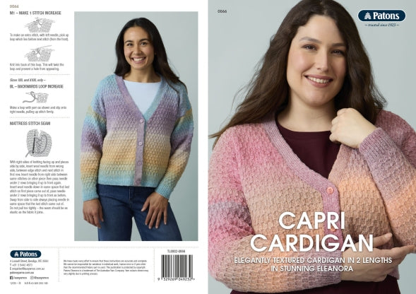 Capri Cardigan Pattern 0066