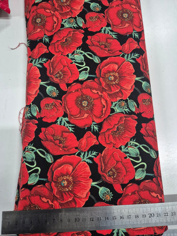 Flower Market Poppies Patchwork