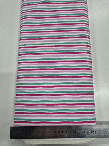 Tropical Zoo Stripe Patchwork