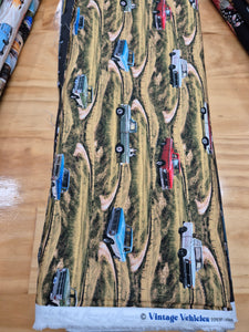 Vintage Vehicles Cars on Green Hills