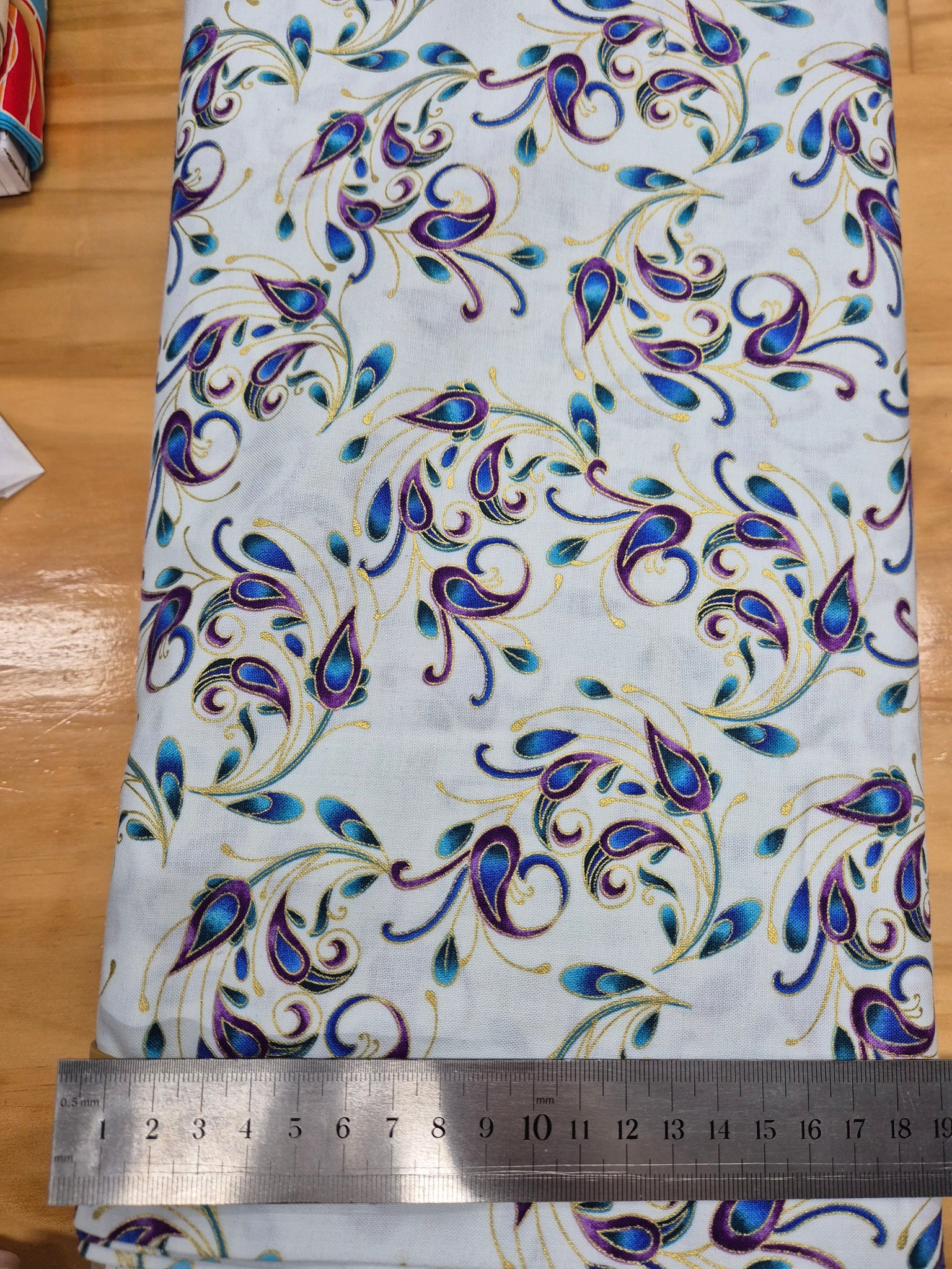 Peacock Flourish Feathers Patchwork