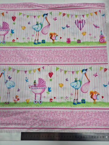 A Bundle Of Pink Boarder Stripe Patchwork