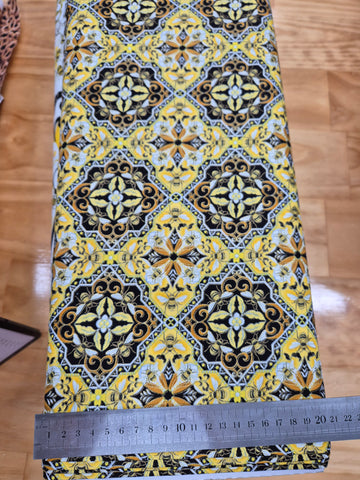 Buzzworthy Bees Gold & Black Patchwork