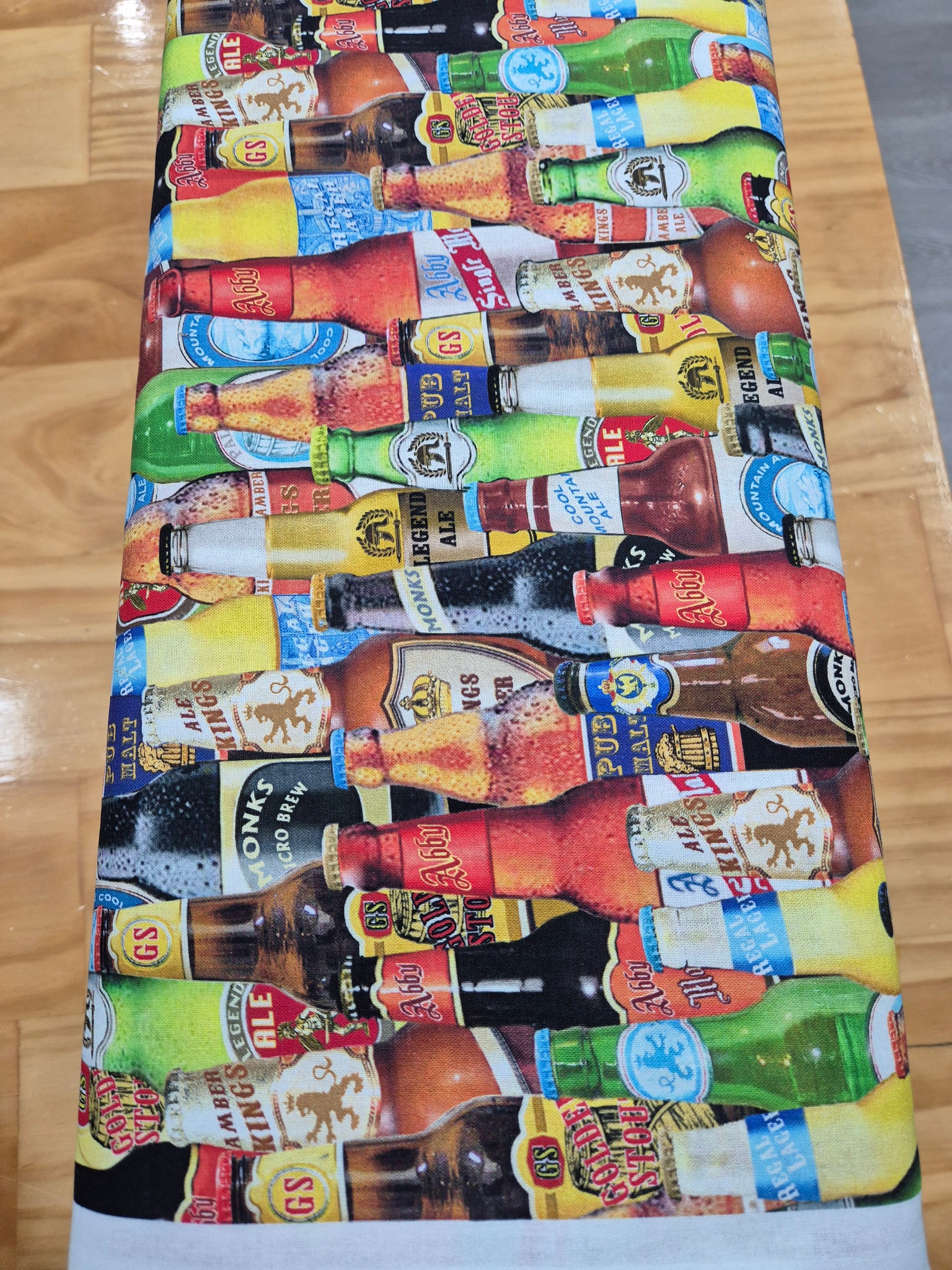 Ale House Beer Bottles Patchwork