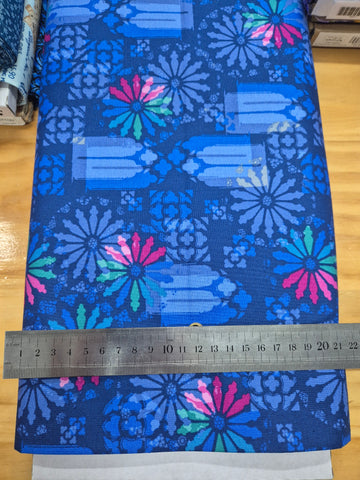 Chrysanthemum Blues Patchwork