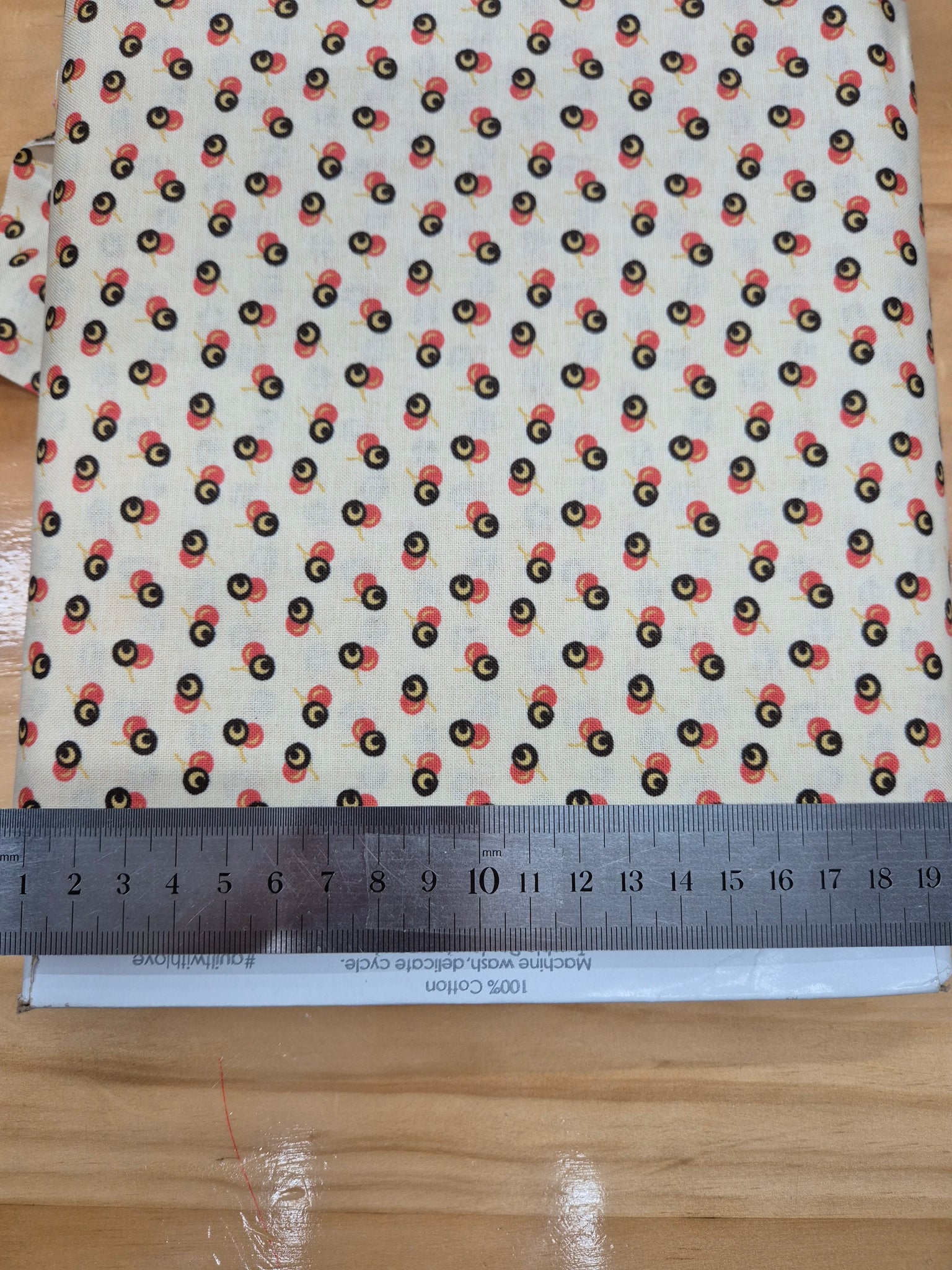 Chocolate & Bubblegum Cherries on Cream Patchwork
