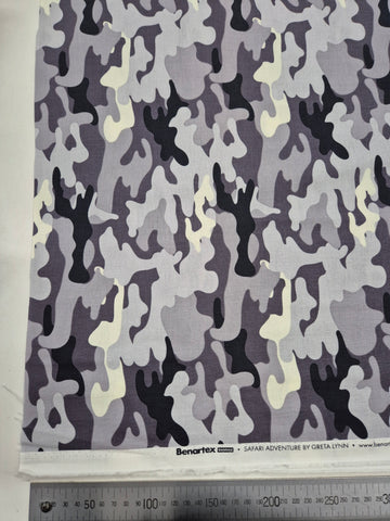 Safari Camo Grey Safari Adventure Fabric