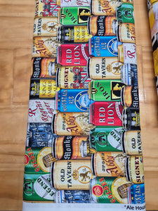 Ale House Stacked Beer Cans Patchwork
