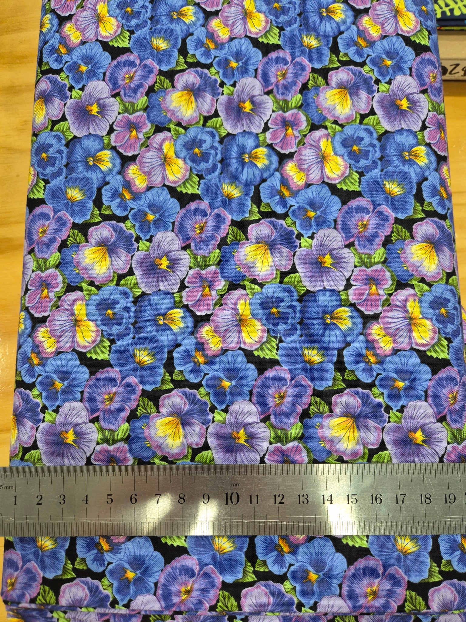 Flower Market Pansys Patchwork