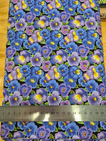 Flower Market Pansys Patchwork