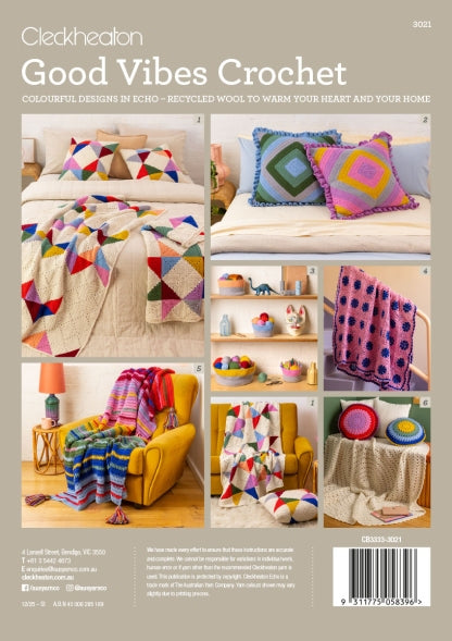 Good Vibes Crochet Pattern Book 3021
