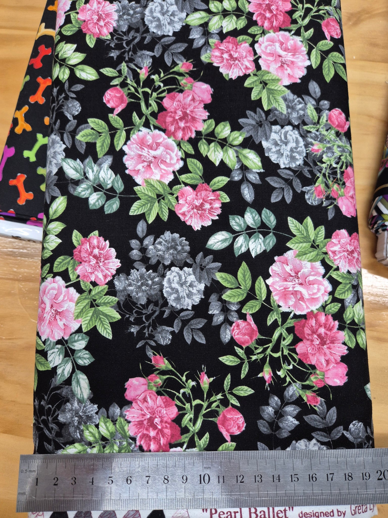 Pearl Ballet Dark Floral Patchwork