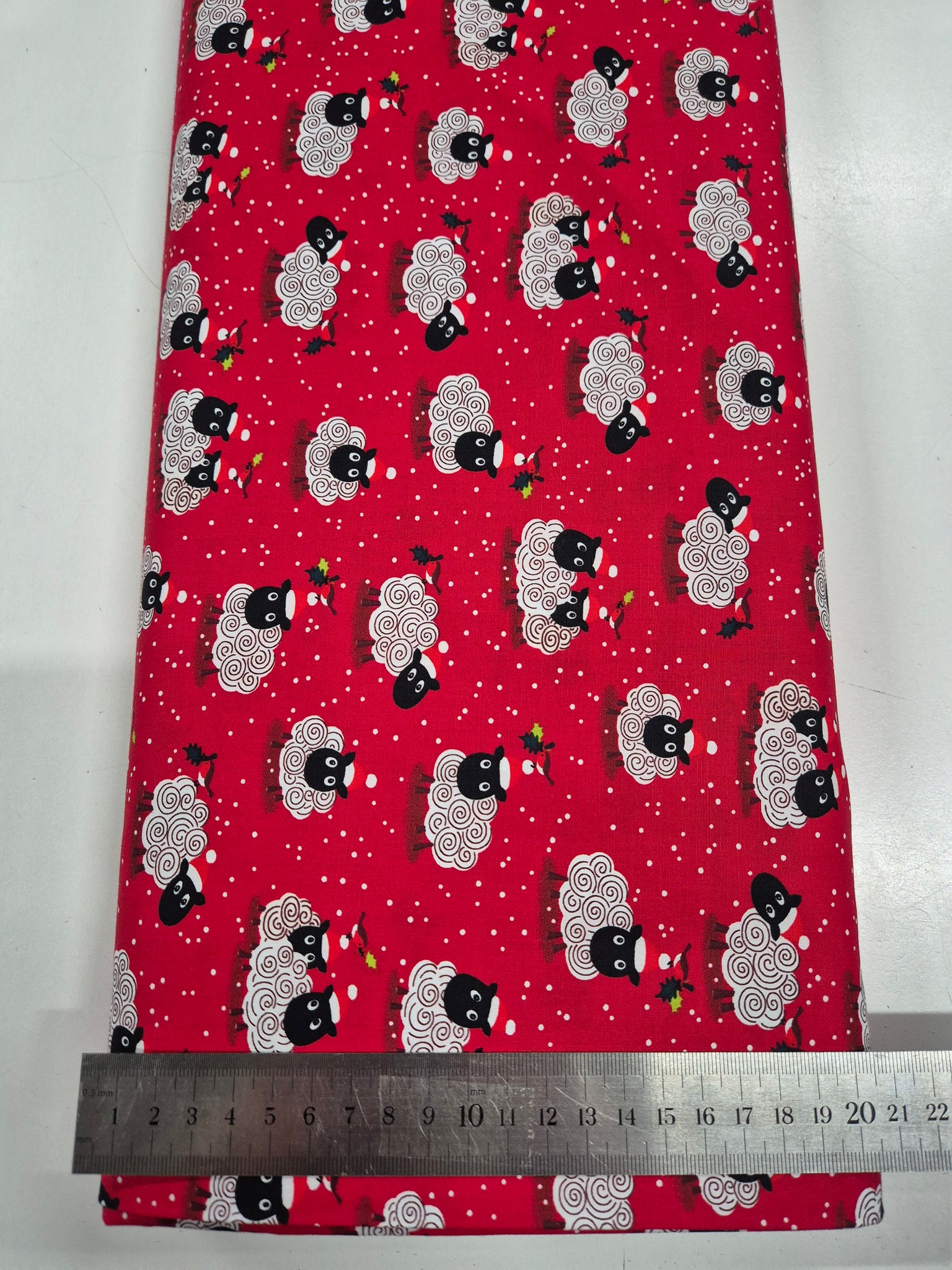 Christmas Santa Sheep Patchwork