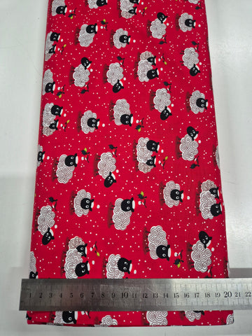 Christmas Santa Sheep Patchwork