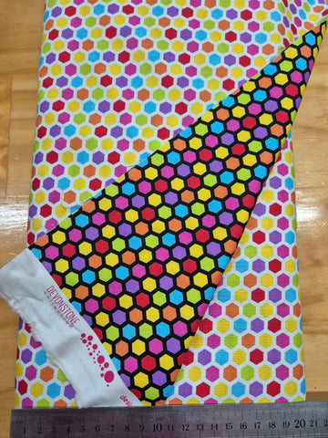 Devonstone Carnival Rainbow Hexi Patchwork