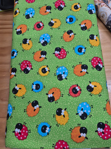 Green Sheep Patchwork