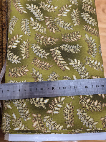 Radiance Leaf on Green Patchwork