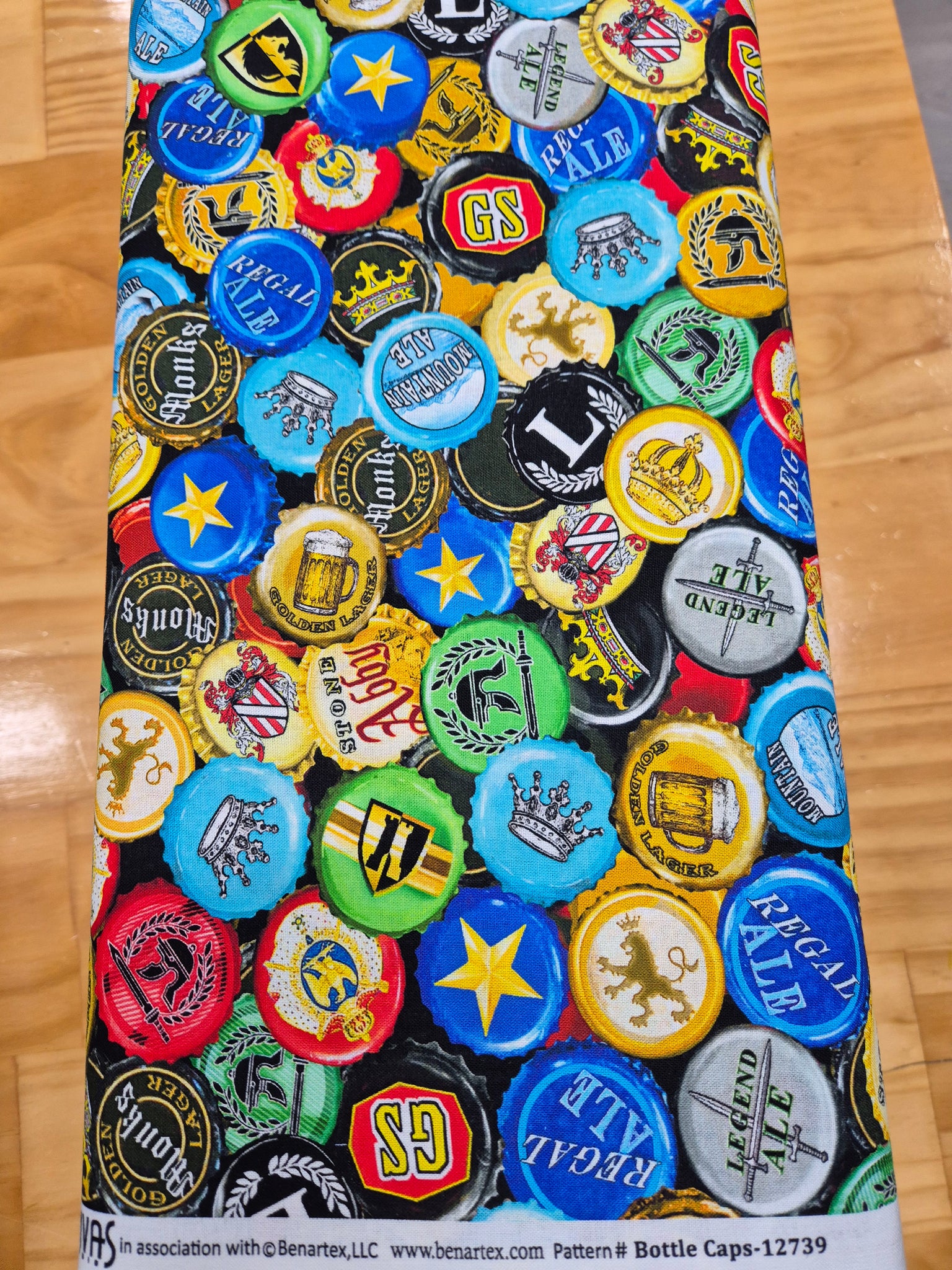 Ale House Bottle Caps Patchwork