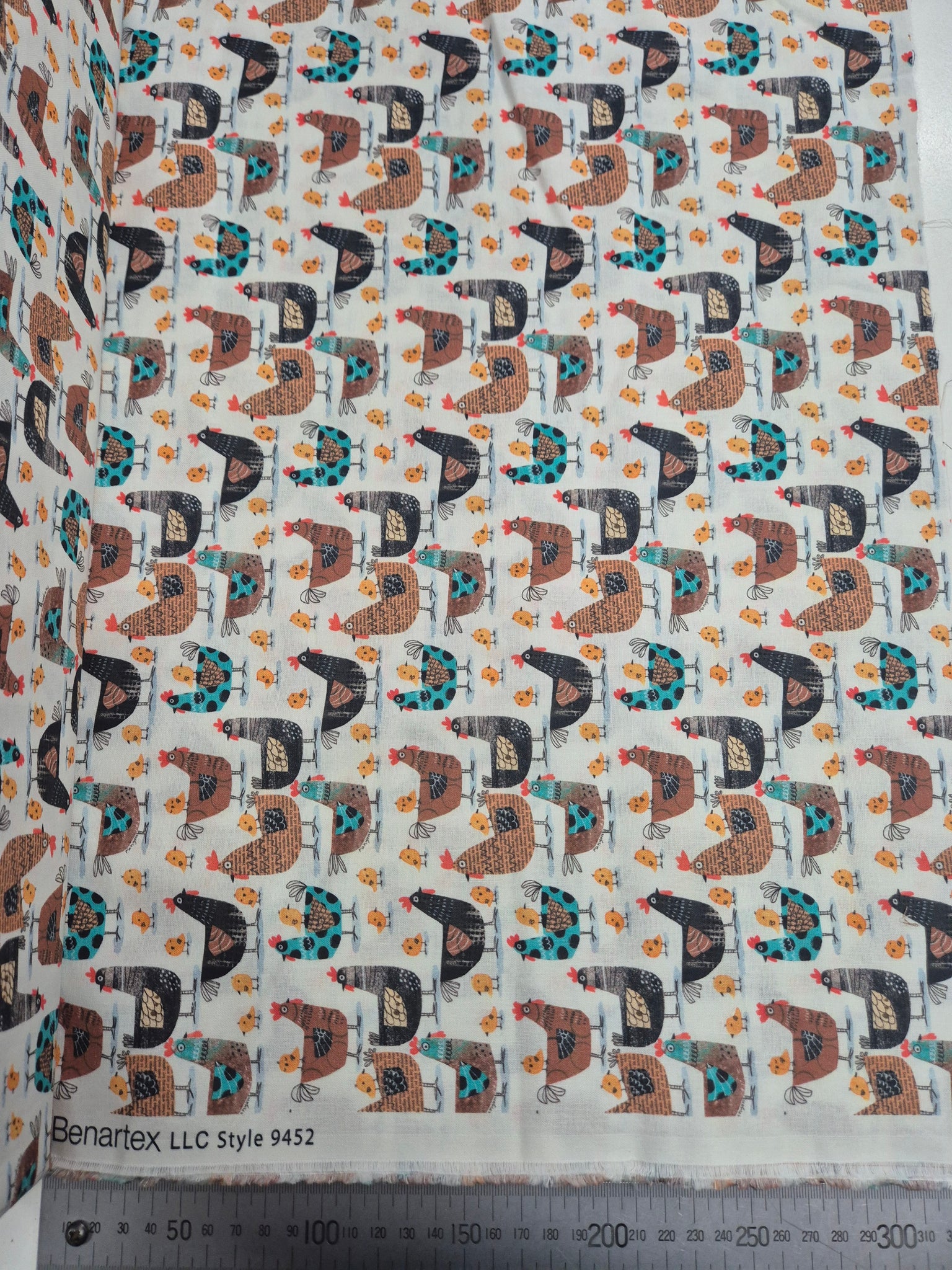 On the Farm by Terry Runyan Fabric