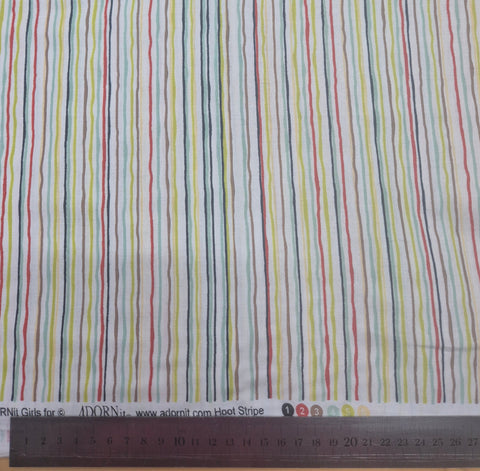 Adornit Nested Owls Mint Stripe Patchwork