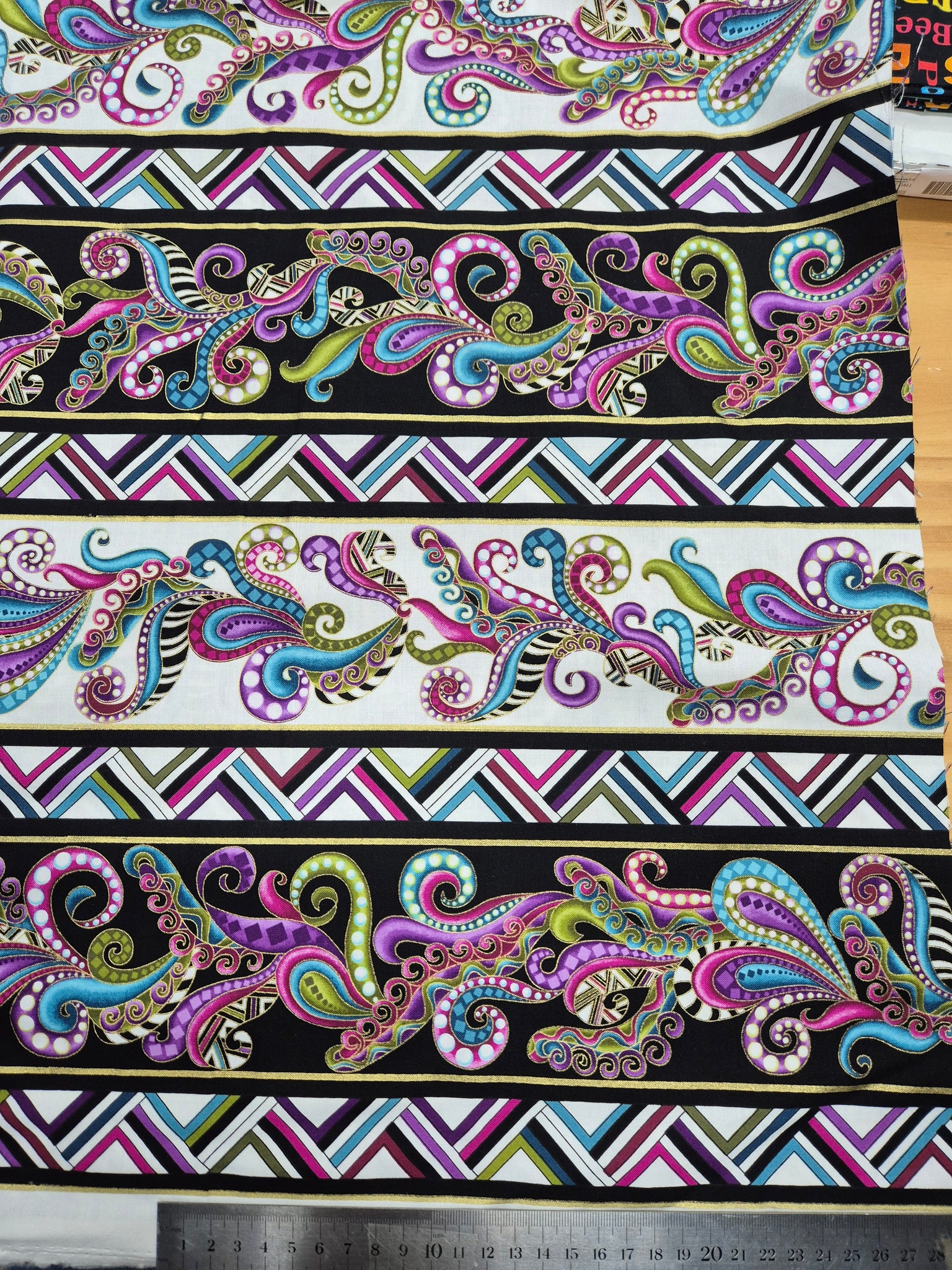 Dog On It Boarder Scrolls Patchwork